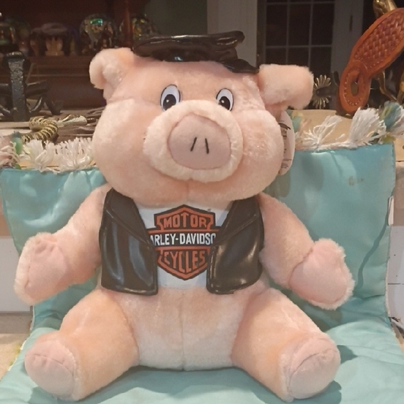 Harley-Davidson Plush Pig Toy - Picture 1 of 8